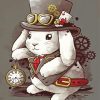 Steampunk Rabbit Diamond Painting