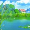 Studio Ghibli Landscape Diamond Painting