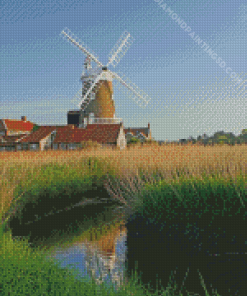 The Cley Windmill Diamond Painting