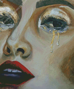 The Golden Tears Diamond Painting