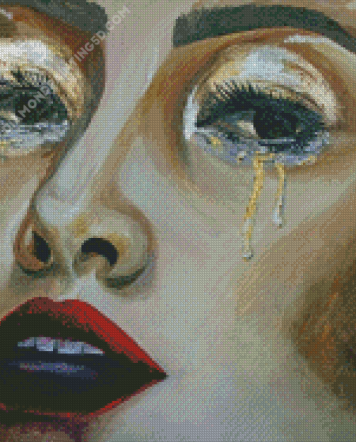 The Golden Tears Diamond Painting