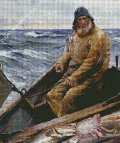 The Old Fisherman Diamond Painting