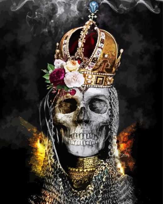 The Skull Queen Diamond Painting