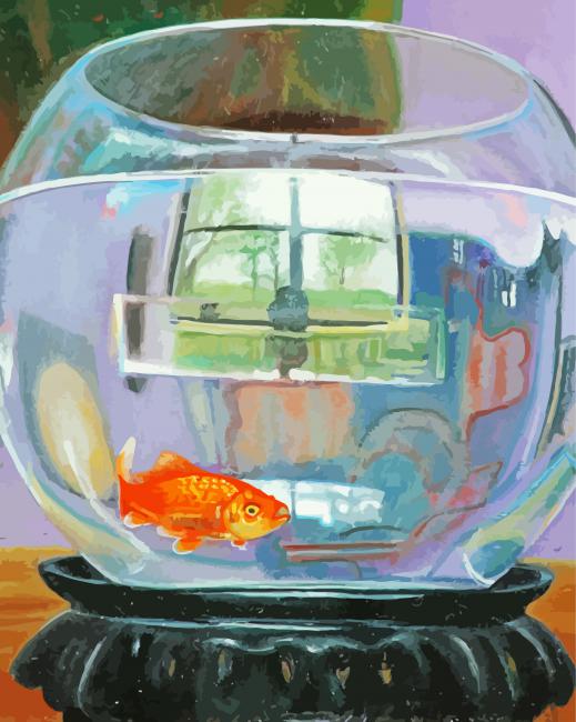 The Goldfish Bowl Diamond Painting