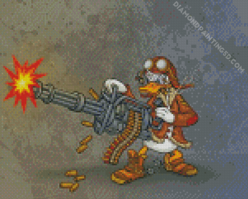 The Soldier Duck Diamond Painting