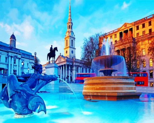 Trafalgar Square Diamond Painting