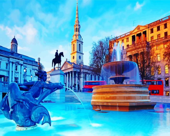 Trafalgar Square Diamond Painting