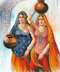 Two Ladies Indians Diamond Painting