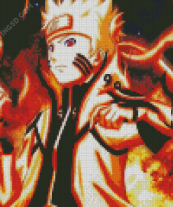 Uzumaki Naruto Nine Tails Diamond Painting