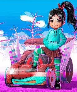 Vanellope von Schweetz Diamond Painting