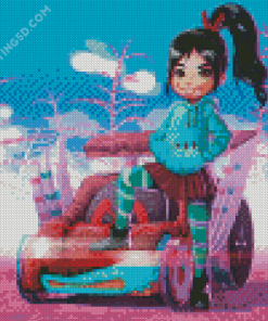 Vanellope von Schweetz Diamond Painting