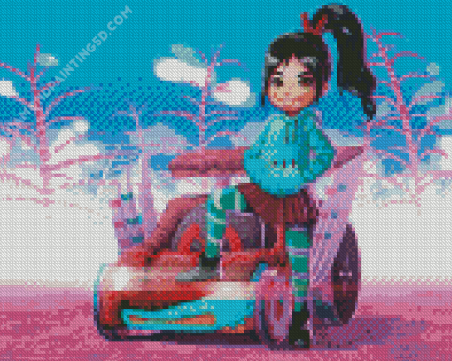 Vanellope von Schweetz Diamond Painting