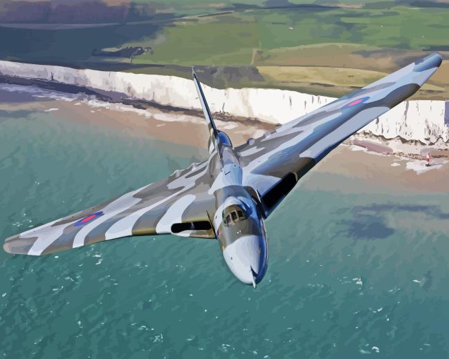 Vulcan Plane Diamond Painting