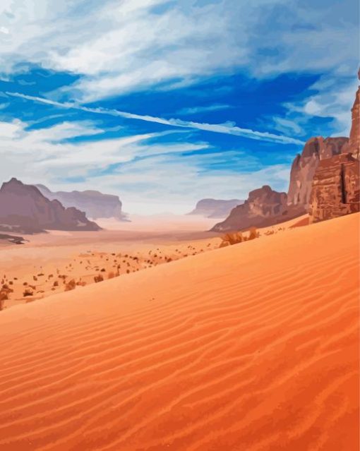 Wadi Rum Reserve Jordan Diamond Painting