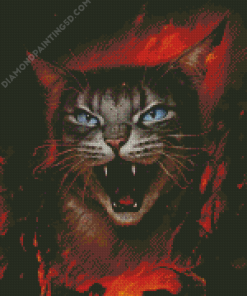 Warrior Cat Diamond Painting