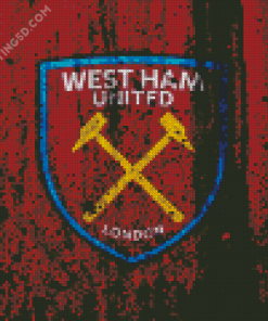 West Ham Emblem Diamond Painting