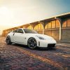 White Nissan 350z Car Diamond Painting