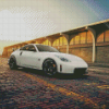 White Nissan 350z Car Diamond Painting