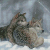 Winter Wolves Diamond Painting