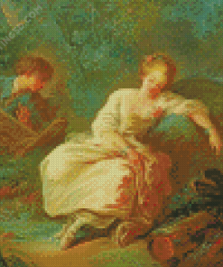 Young Couple In The Countryside Diamond Painting