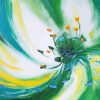 Abstract Green Flower Diamond Painting