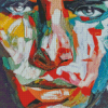 Abstract Male Face Diamond Painting