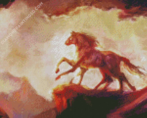 Abstract Sleipnir Art Diamond Painting