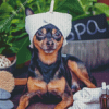 Adorable Dog Spa Diamond Painting