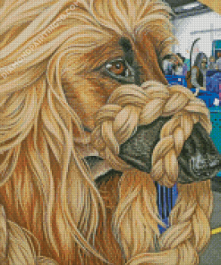 Afghan Hound Dog Diamond Painting