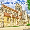 Auvers Sur Oise Church Diamond Painting