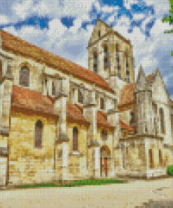 Auvers Sur Oise Church Diamond Painting