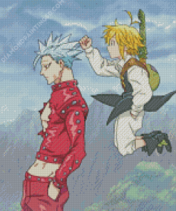 Ban And Meliodas Diamond Painting