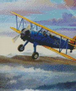 Biplane Diamond Painting