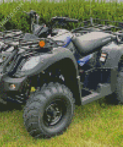 Black Four Wheeler Diamond Painting