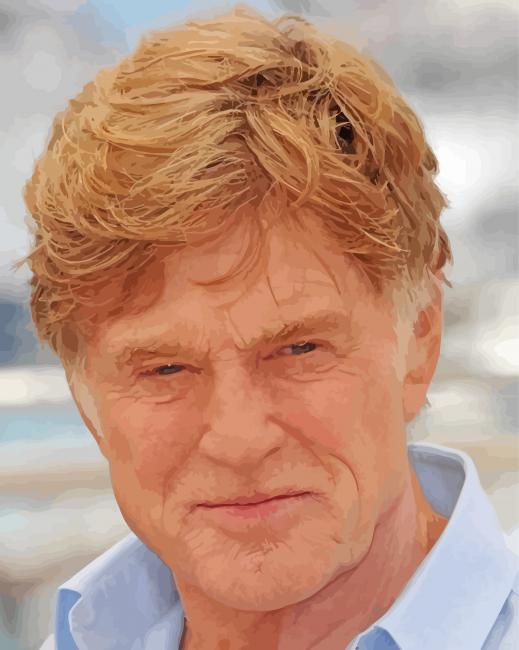 Blonde Robert Redford Diamond Painting