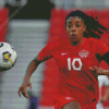 Britain Woman Soccer Player Diamond Painting