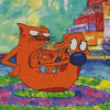 Catdog Characters Diamond Painting