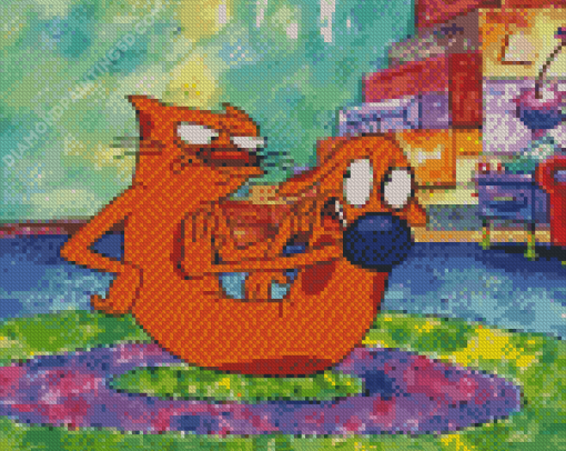 Catdog Characters Diamond Painting