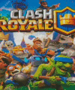 Clash Royale Game Diamond Painting