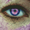 Close Up Purple Eyes Diamond Painting