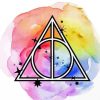 Colorful Deathly Hallows Diamond Painting