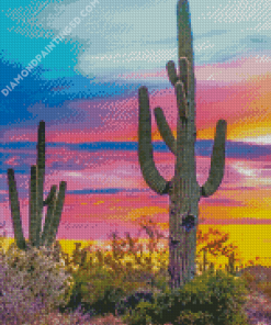 Colorful Sunset Arizona Diamond Painting