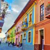 Colorful Buildings Vintage Town Diamond Painting