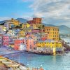 Colorful Houses Genoa Diamond Painting