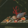 Coral And Seashells Diamond Painting