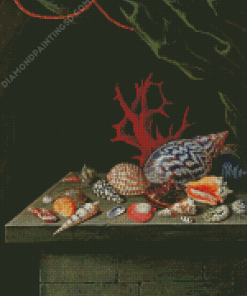 Coral And Seashells Diamond Painting