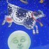 Cow Jumping Over The Moon Diamond Painting