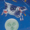 Cow Jumping Over The Moon Diamond Painting