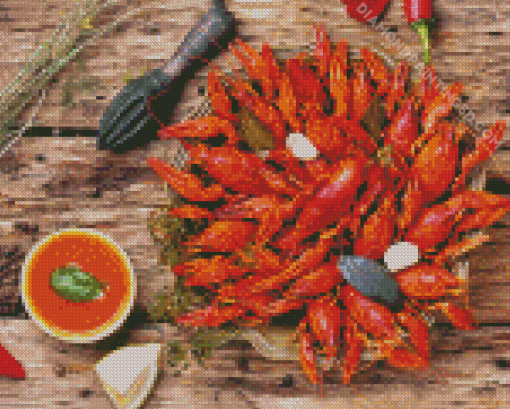 Crayfish Diamond Painting