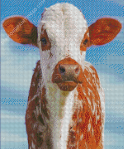 Cute Texas Cattle Diamond Painting